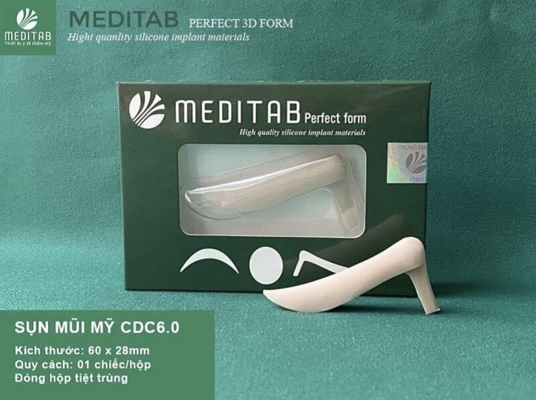 Sản phẩm sụn silicon Mỹ CDC của Meditab