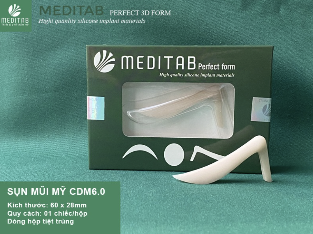 Sản phẩm sụn silicon Mỹ CDM của Meditab