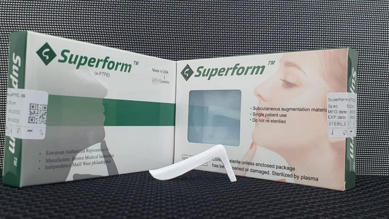 Sụn sinh học Superform là lựa chọn tốt khi nâng mũi