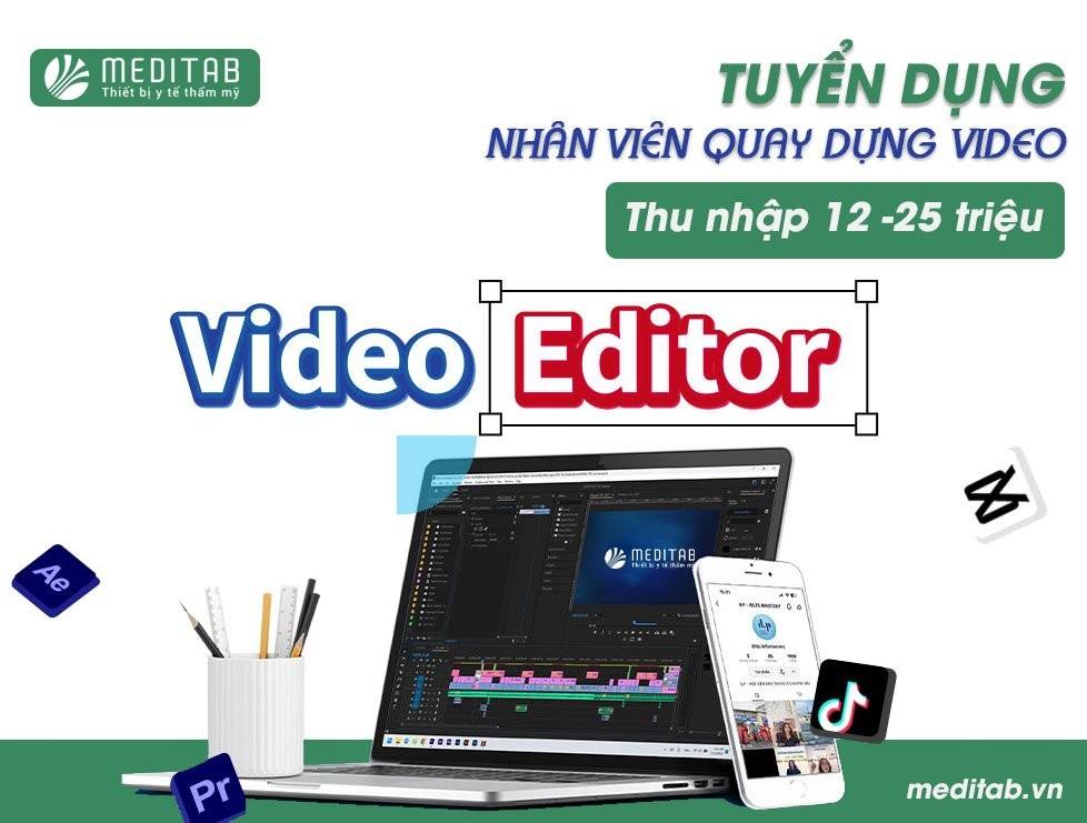 Meditab tuyển dụng Nhân viên Quay dựng video