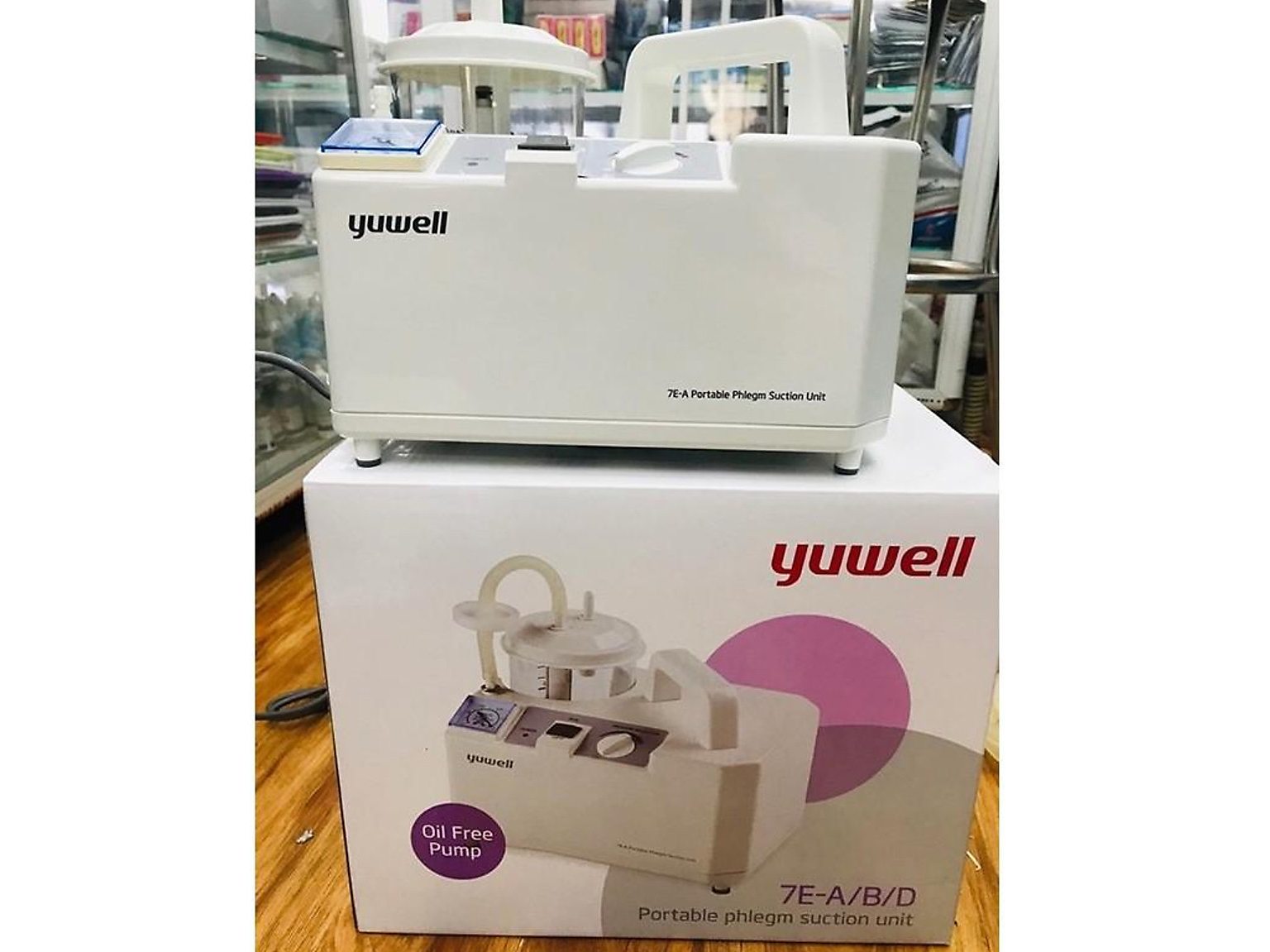 Máy hút dịch Yuwell 1 bình 7E-A/B/D – Hút dịch hiệu quả, an toàn