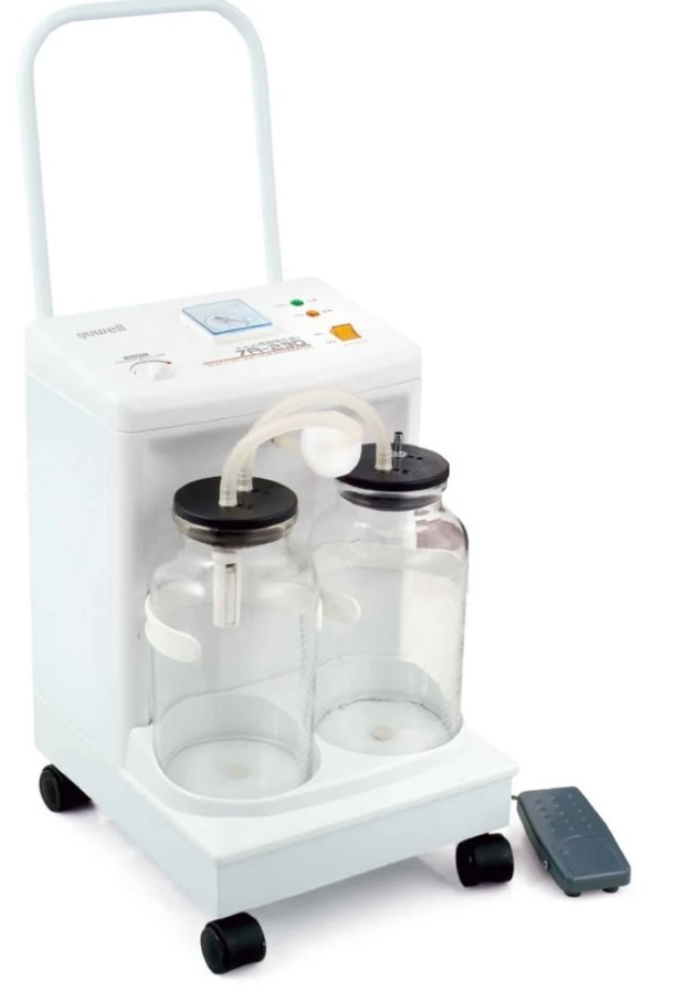 Máy hút dịch 2 bình Yuwell 7A-23D – hút dịch hiệu quả, an toàn