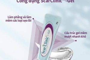 Scar Clinic™ Gel – Gel trị sẹo hiệu quả từ công nghệ silicone y tế Hàn Quốc